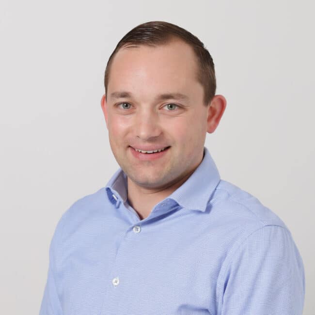 Photo showing Able staff member Myles Cook