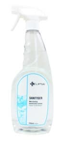 750ml Eclipse sanitiser spray bottle for care home use