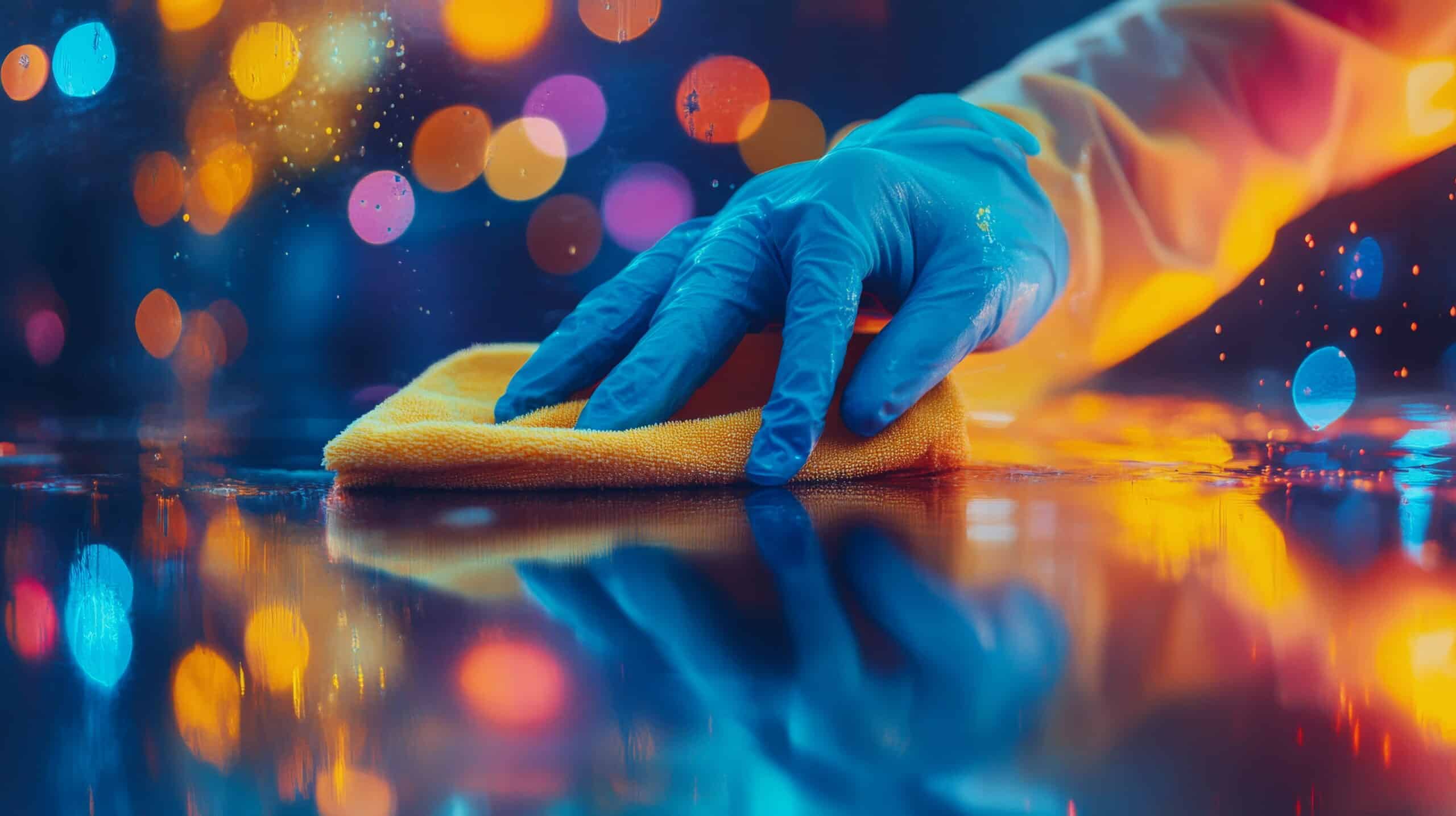 Care home outbreak cleaning procedures using PPE and surface disinfection during infection control response
