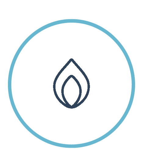 Gas / Electric heating options icon
