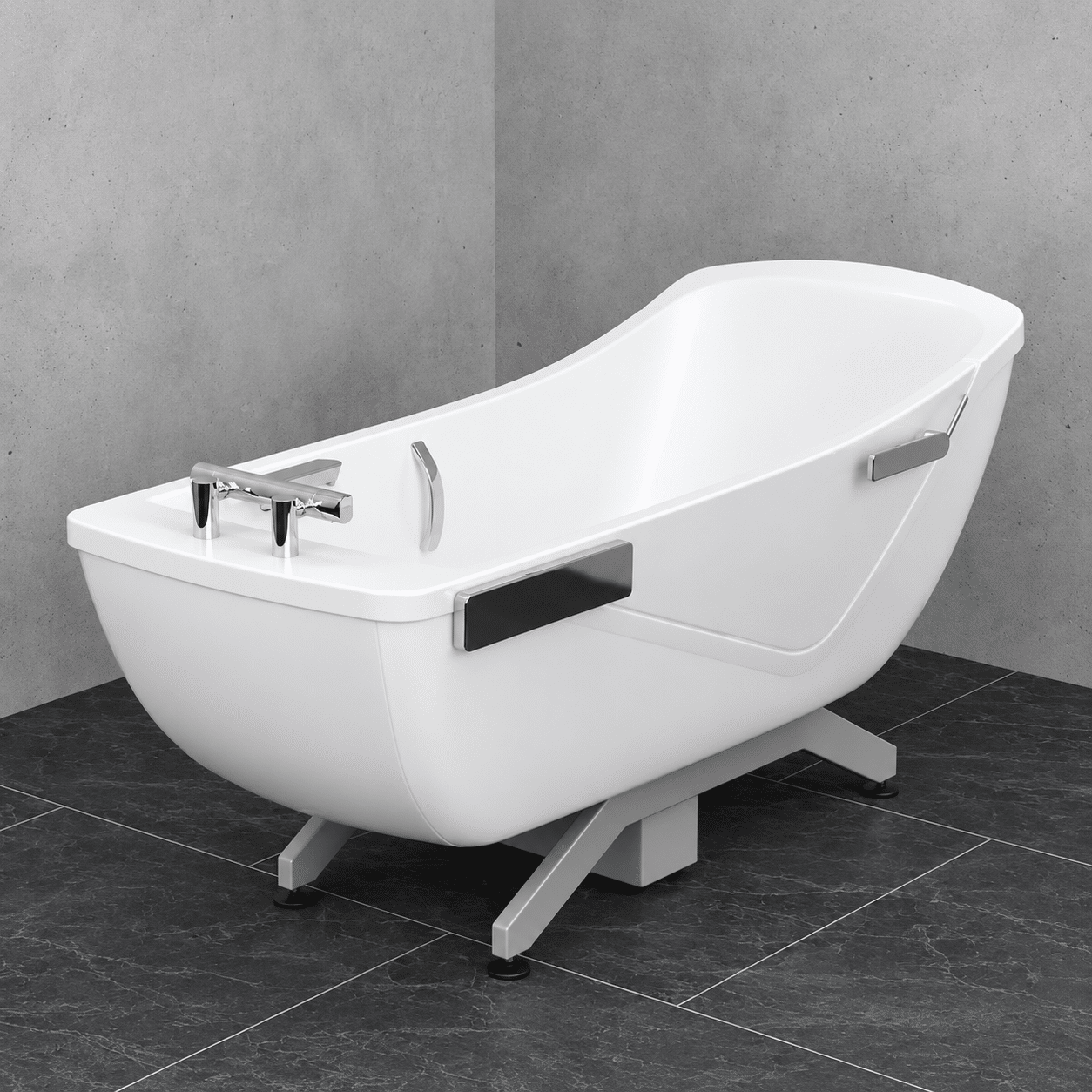 Motion E assisted bath